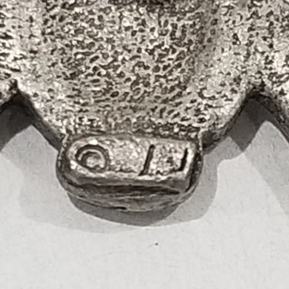 Jonette Jewelry Company - Pewter single stud earring - 2 piece dangling cow - Picture 13 of 13